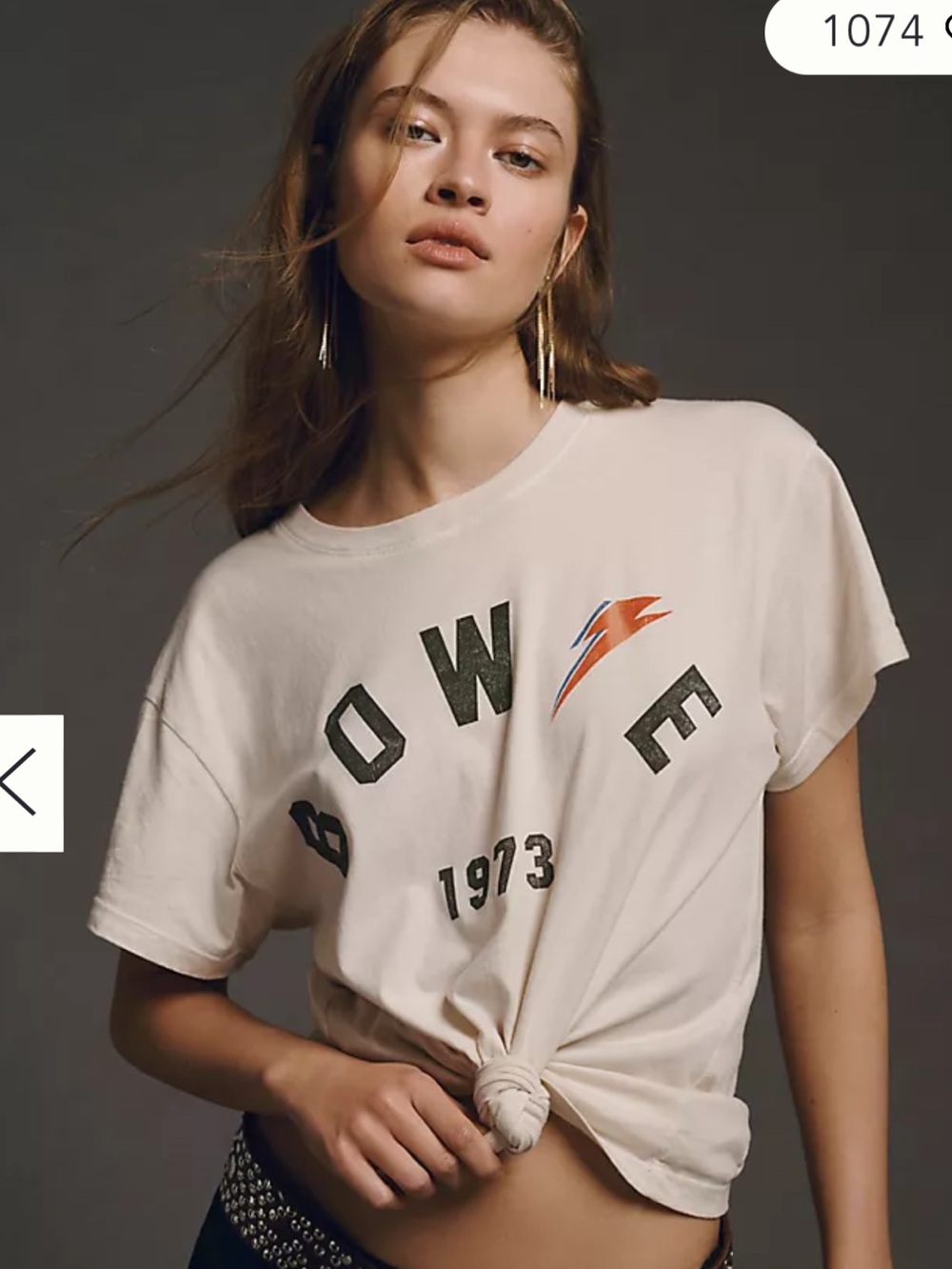 LETLUV Bowie 1973 Tee Size XS